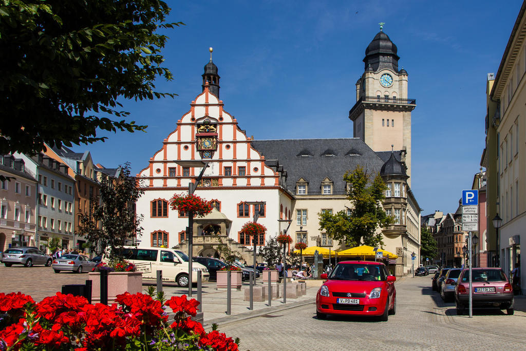 Hotel Garni Am Klostermarkt Plauen Eksteriør bilde